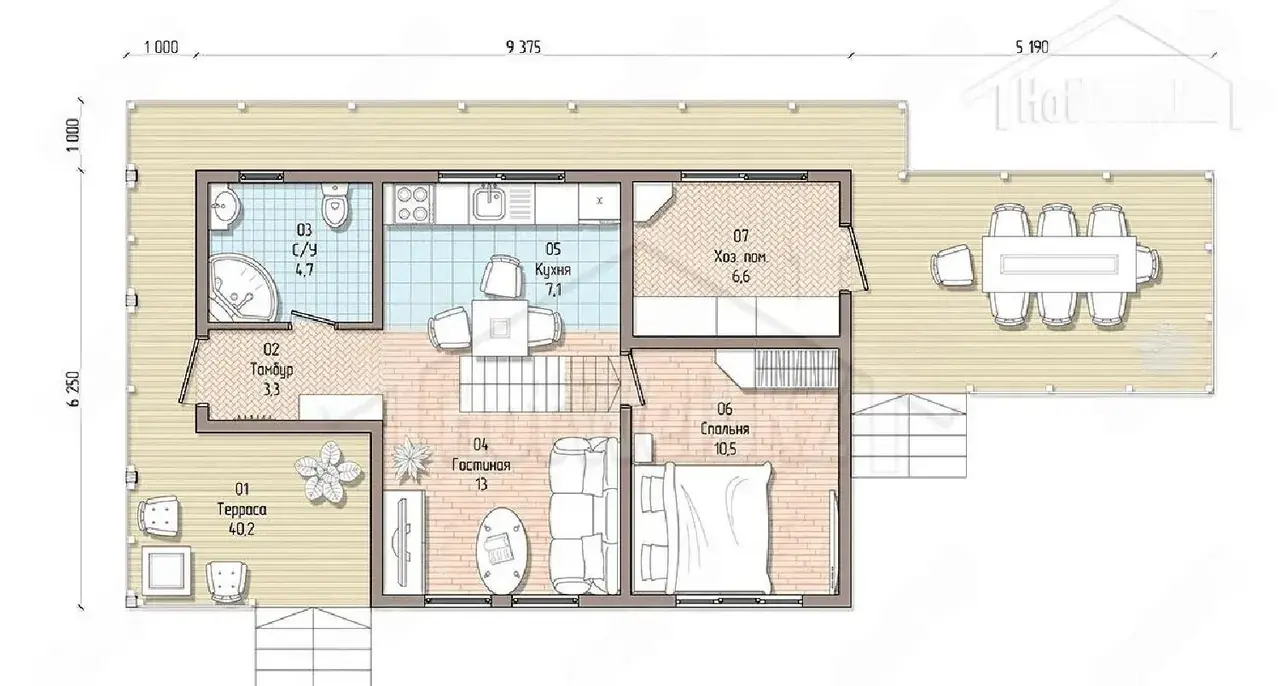 М-78 · Xonalar rejasi 1